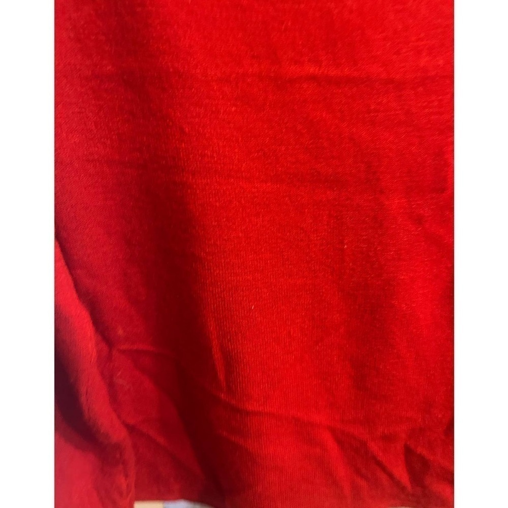Womens Petite Large Knit Sweater Red Pullover Long Sleeve Top Norton McNaughton - Picture 9 of 9